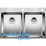 BLANCO 2D-Sp�le Andano 340/340-IF/A mit Push Control Edelstahl