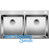 BLANCO 2D-Sp�le Andano 400/400-IF/A mit Push Control Edelstahl