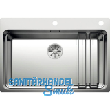 BLANCO 2D-Sp�le Etagon 700-IF/A Edelstahl mit Schiene