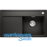 BLANCO fl�chenb�ndige Sp�le Zenar 45 S-F Schwarz, Tropfteil links