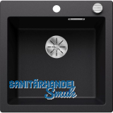 BLANCO Einbausp�le Pleon 5 mit Drehknopfgarnitur, Schwarz