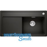 BLANCO fl�chenb�ndige Sp�le Zenar 5 S-F Schwarz, Tropfteil links