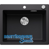 BLANCO Einbausp�le Pleon 6 mit Drehknopfgarnitur, Schwarz