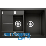 BLANCO Einbausp�le Metra 6 S Compact Schwarz, reversibel