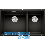 BLANCO Unterbau-Sp�le Subline 430/270-U, Schwarz