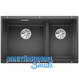 BLANCO Unterbau-Sp�le Subline 430/270-U, Felsgrau