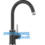 BLANCO K�chenarmatur Mida 526145 druckfest Schwarz