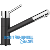 BLANCO K�chenarmatur Kano 526175 druckfest Schwarz/Chrom