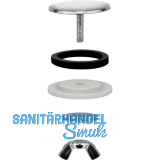 BLANCO Hahnlochstopfen 48 mm, Messing verchromt