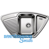 BLANCO Eck-Einbausp�le Tipo 9 E Edelstahl