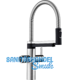 BLANCO K�chenarmatur EVOL-S Pro Soda & Filter 526255 druckfest PVD Steel