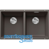 BLANCO Unterbau-Sp�le Subline 350/350-U, Vulkangrau