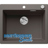 BLANCO Einbausp�le Pleon 6 mit Drehknopfgarnitur, Vulkangrau