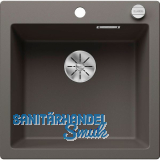 BLANCO Einbausp�le Pleon 5 mit Drehknopfgarnitur, Vulkangrau