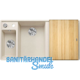 BLANCO fl�chenbdg. Sp�le Axia III 6 S-F inklusive Eschebrett Softwei� TT rechts