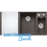 BLANCO fl�chenb�ndige Sp�le Axia III 6 S-F Vulkangrau, inkl. Glasbrett, TT links