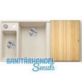 BLANCO Einbausp�le Axia III 6 S mit Esche Schneidbrett TT rechts Softwei�