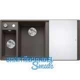 BLANCO Einbausp�le Axia III 6 S mit Glas Schneidbrett TT rechts Vulkangrau