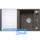 BLANCO Einbausp�le Axia III 5 S mit Glas Schneidbrett Vulkangrau, reversibel