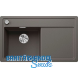 BLANCO fl�chenb�ndige Sp�le Zenar 45 S-F Vulkangrau, Tropfteil rechts