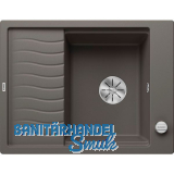 BLANCO Einbausp�le Elon 45 S mit Drehknopfgarnitur Vulkangrau, reversibel