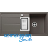 BLANCO fl�chenb�ndige Sp�le Metra 6 S-F Vulkangrau, reversibel