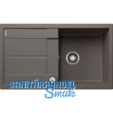 BLANCO Einbausp�le Metra 5 S Vulkangrau mit Drehknopfgarnitur, reversibel