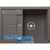 BLANCO Einbausp�le Metra 45 S Compact Vulkangrau mit Drehknopfgarnitur, rev.