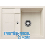 BLANCO Einbausp�le Metra 45 S Compact Softwei� mit Drehknopfgarnitur, rev.