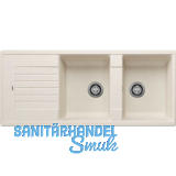 BLANCO Einbausp�le Zia 8 S ohne Drehknopf Softwei�, reversibel