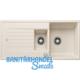 BLANCO Einbausp�le Zia 6 S mit Drehknopfgarnitur Softwei�, reversibel