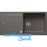BLANCO Einbausp�le Zia XL 6 S Vulkangrau mit Drehknopfgarnitur, reversibel