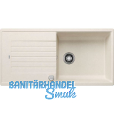 BLANCO Einbausp�le Zia XL 6 S mit Drehknopfgarnitur Softwei�, reversibel
