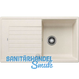 BLANCO Einbausp�le Zia 5 S mit Drehknopfgarnitur Softwei�, reversibel