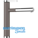 BLANCO K�chenarmatur Linee-S 526956 druckfest Vulkangrau/Chrom