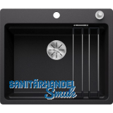 BLANCO fl�chenb�ndige Sp�le Etagon 6-F mit Ablauffernbedienung, Schwarz