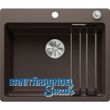 BLANCO fl�chenb�ndige Sp�le Etagon 6-F mit Ablauffernbedienung, Cafe