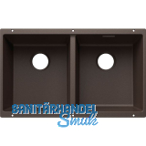 BLANCO Sp�le Subline 350/350-U for Coloured Components, Cafe