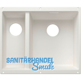 BLANCO Sp�le Subline 340/160-U for Coloured Components, Becken rechts Wei�