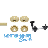 BLANCO 2x Ab-und �berlaufset InFino f�r Color Unit Satin Gold