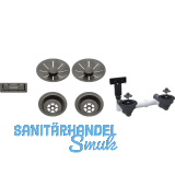 BLANCO 2x Ab-u. �berlaufset InFino f�r Color Unit Satin Darksteel