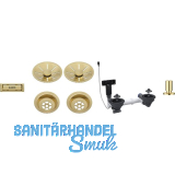 BLANCO 2x Ab-und �berlaufset InFino f�r Color Unit Satin Gold