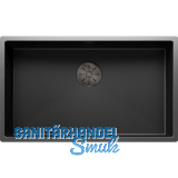 BLANCO Unterbau-Sp�le Claron 700-U Edelstahl Darksteel