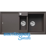 BLANCO Einbausp�le Adira 6 S mit Drehknopfgarnitur Felsgrau