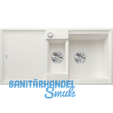 BLANCO Einbausp�le Adira 6 S mit Drehknopfgarnitur Wei�