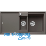 BLANCO Einbausp�le Adira 6 S mit Drehknopfgarnitur Vulkangrau