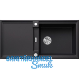 BLANCO Einbausp�le Adira XL 6 S mit Drehknopfgarnitur Schwarz