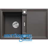 BLANCO Einbausp�le Adira 45 S mit Drehknopfgarnitur Felsgrau