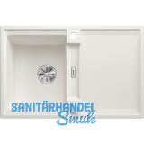 BLANCO Einbausp�le Adira 45 S mit Drehknopfgarnitur Wei�
