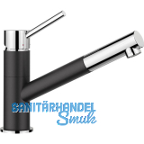 BLANCO K�chenarmatur Kano-S 527652 drucklos Schwarz/Chrom